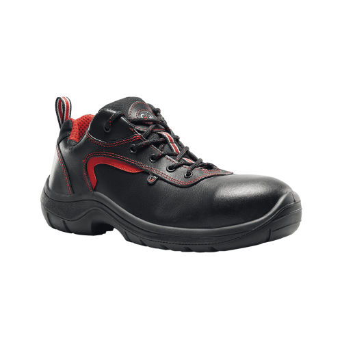 GarSport Giove Low S3 Siyah/Kırmızı Deri Kompozit Ayakkabı